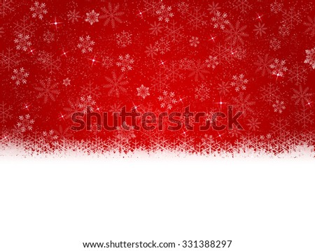 Snow Christmas Snowflake Background Stock Photo 331388297 : Shutterstock