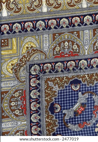 Arabian textile background texture design pattern