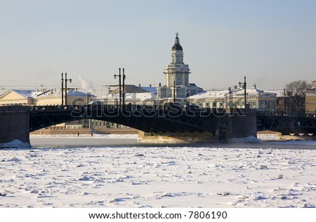 The Cabinet of Curiosities behind the bridge, Saint-Petersburg