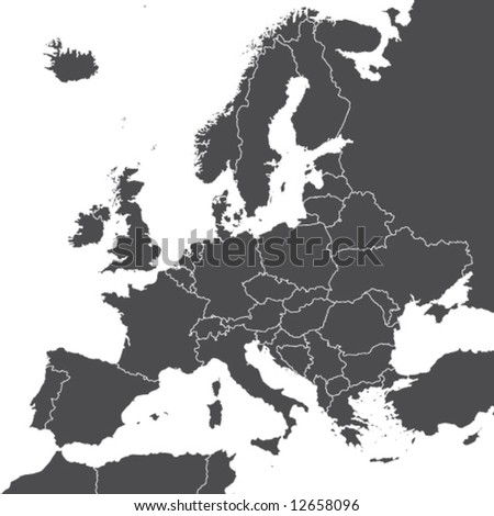 europe vector map