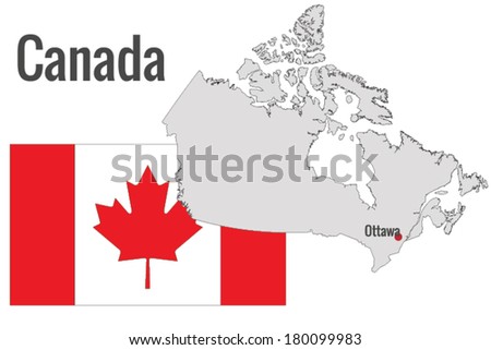 Canada Day Vector Map Free Vector / 4Vector