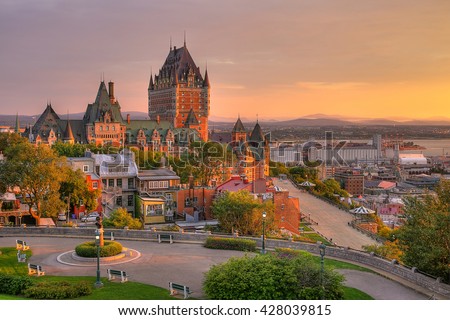 Similar – Image, Stock Photo Old City Quebec Québec