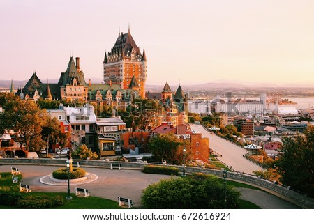 Image, Stock Photo Old City Quebec Québec