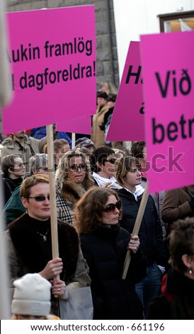 when Icelandic woman strike for more rights