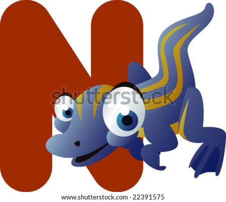 Vector Dino Alphabet: N Is For Nothosaurus - 22391575 : Shutterstock