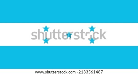 Honduras flag officially updated in January 2022 to turquoise blue