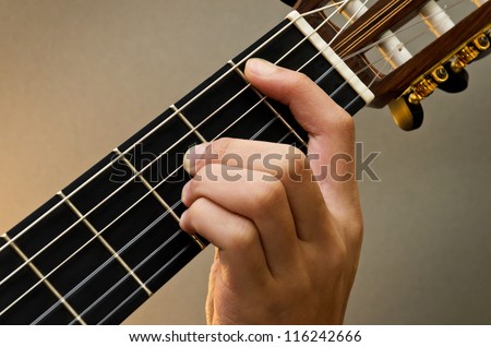 Left Hand Position Basic Chord of Classic Guitar / B Chord