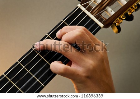 Left Hand Position Basic Chord of Classic Guitar / Gadd9 Chord