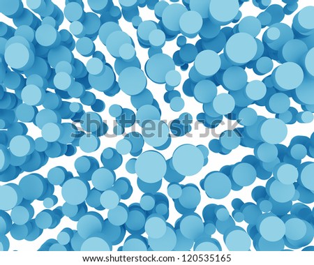 random blue  particles background