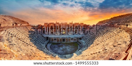 Similar – Image, Stock Photo The Roman Amphitheater of Pula, Croatia.