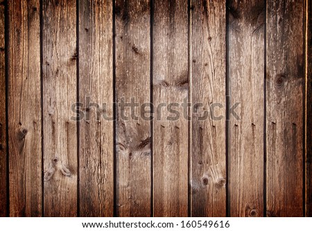 Background from old boards with nails and knot