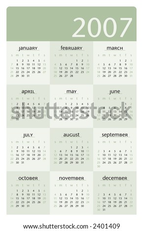11 inches x 17 inches clean and professional layout calendar