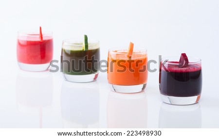 Vegetable juice (carrot, beet, cucumber, tomato)