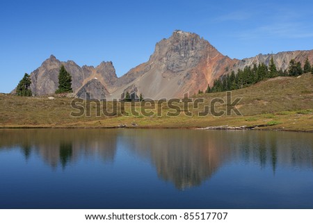 US-Canada Border Peaks and Reflections