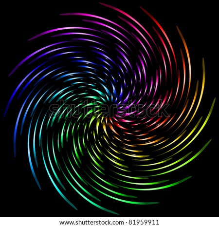 Spiral Rainbow Design (Eps10 Vector) - 81959911 : Shutterstock