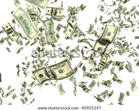 Money On White Background Stock Photo 40905247 : Shutterstock