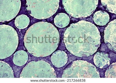 Turquoise background with stones texture
