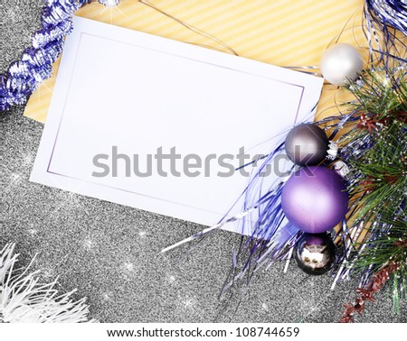 Christmas background wallpaper with silver glitter sparkles