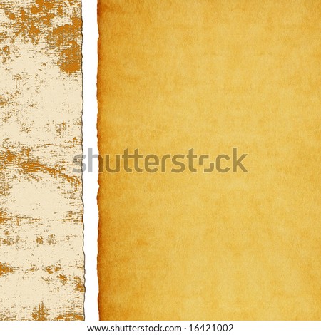 Aged ripped paper background. Backgrounds and textures.