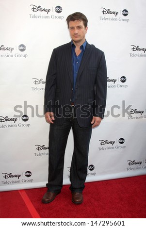 Nathan Fillion arriving at the ABC TV TCA Party at The Langham Huntington Hotel & Spa in Pasadena, CA  on August 8, 2009