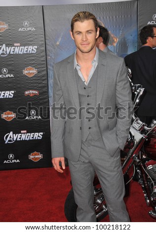Chris Hemsworth at the world premiere of his new movie \