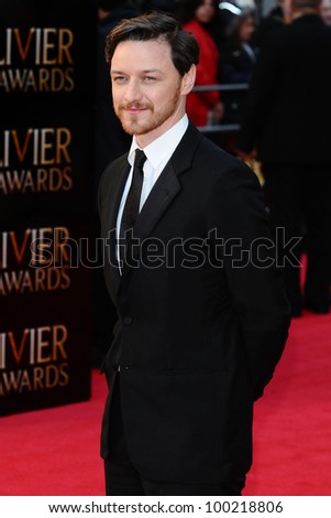 James McAvoy arrives for the Olivier Awards 2012 at the Royal Opera House, Covent Garden, London. 15/04/2012 Picture by: Steve Vas / Featureflash