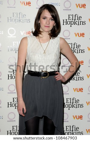 Charlotte Ritchie arrives for the \