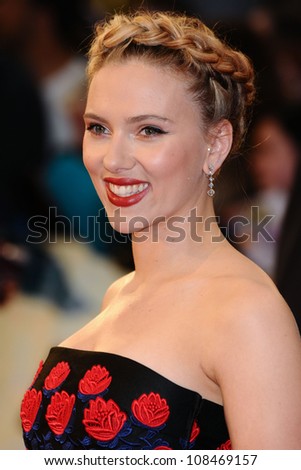 Scarlett Johansson arrives for the \
