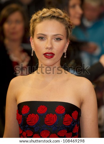 Scarlett Johansson arrives for the \