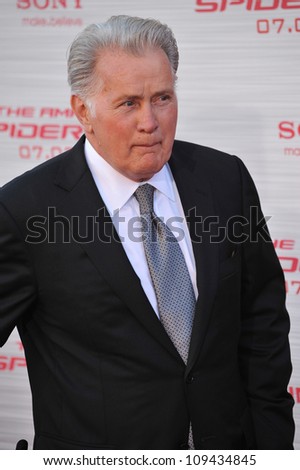 Martin Sheen at the world premiere of his movie \