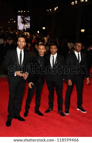 JLS arriving for the Royal World Premiere of \'Skyfall\' at Royal Albert Hall, London. 23/10/2012 Picture by: Steve Vas