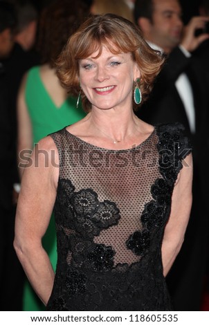 Samantha Bond arriving for the Royal World Premiere of \'Skyfall\' at Royal Albert Hall, London. 23/10/2012 Picture by: Alexandra Glen