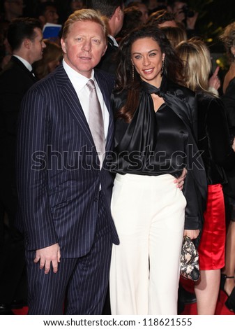 Boris and Lily Becker arriving for the Royal World Premiere of \'Skyfall\' at Royal Albert Hall, London. 23/10/2012 Picture by: Alexandra Glen