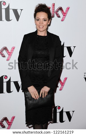Olivia Colman arriving for the Women in Film and Tv Awards 2012 at the Park Lane Hilton, London. 07/12/2012 Picture by: Steve Vas