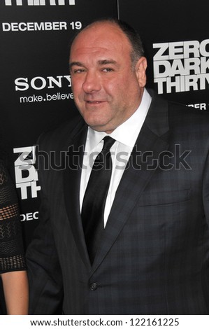 James Gandolfini at the premiere of his movie \