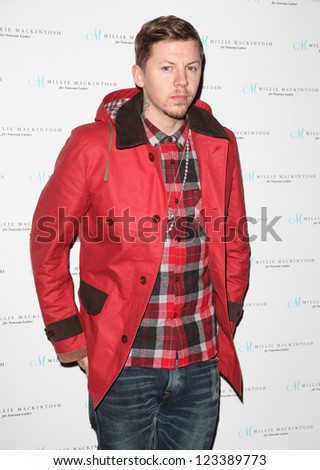 Professor Green arriving for the Nouveau Lashes Launch, London.  18/09/2012 Picture by: Alexandra Glen