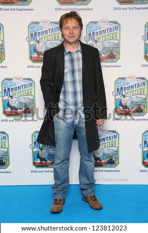 Shaun Dooley arriving for Thomas & Friends Blue Mountain Mystery premiere held at the Vue cinema, London. 01/09/2012 Picture by: Henry Harris
