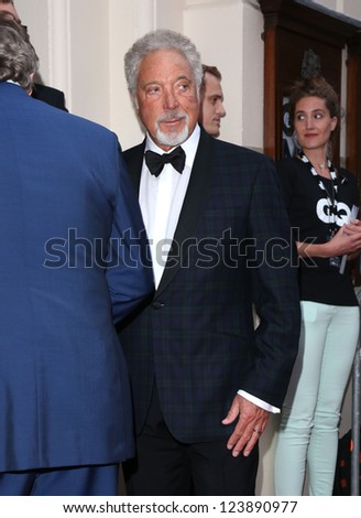 Tom Jones arriving for the 2012 GQ Men Of The Year Awards, Royal Opera House, London. 05/09/2012 Picture by: Henry Harris