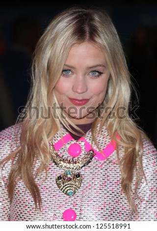 Laura Whitmore arriving for the UK premiere of \'Flight\' at Empire Leicester Square, London. 17/01/2013 Picture by: Alexandra Glen