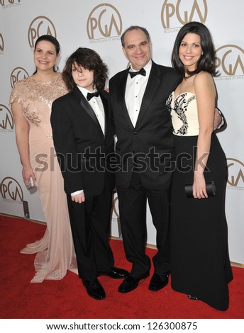 Bob Weinstein & family at the 2013 Producers Guild Awards at the Beverly Hilton Hotel. January 26, 2013  Los Angeles, CA Picture: Paul Smith