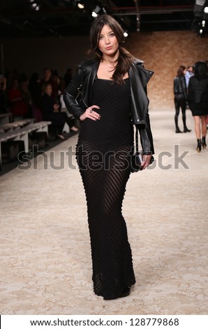 Daisy Lowe at the House of Holland catwalk show as part of London Fashion Week AW13, Somerset House, London. 16/02/2013 Picture by: Henry Harris