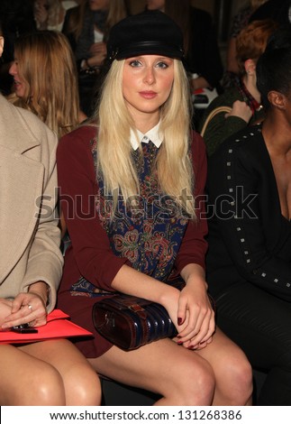 Diana Vickers at The Look fashion show in association with Smashbox cosmetics held at the Royal Courts of Justice, London. 06/10/2012 Picture by: Henry Harris