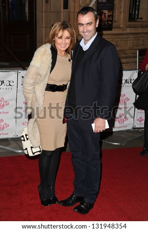 Carol Vorderman and boyfriend arriving for the Prince\'s Trust Comedy Gala at the Royal Albert Hall, London. 28/11/2012 Picture by: Steve Vas