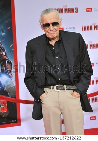 Stan Lee at the Los Angeles premiere of his movie \