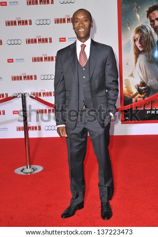 Don Cheadle at the Los Angeles premiere of his movie \