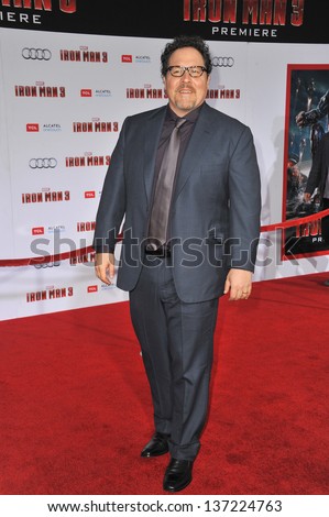 Jon Favreau at the Los Angeles premiere of his movie 