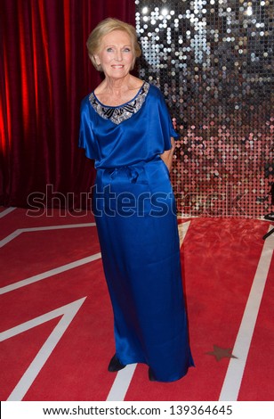 Mary Berry arriving for the 2013 British Soap Awards, Media City, Manchester. 18/05/2013