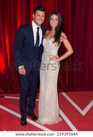 Mark Wright and Michelle Keegan arriving for the 2013 British Soap Awards, Media City, Manchester. 18/05/2013