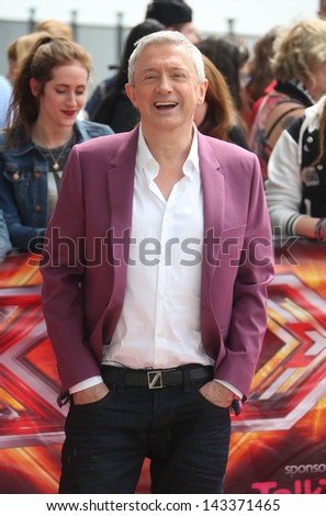 Louis Walsh at The X Factor auditions held at London Excel London. 19/06/2013