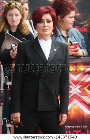 Sharon Osbourne at The X Factor auditions held at London Excel London. 19/06/2013
